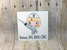 Load image into Gallery viewer, Personalized Nurse Locker Magnet Sign