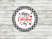 Load image into Gallery viewer, Plaid Happy Valentine's Door/Wreath Sign