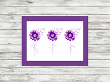 Load image into Gallery viewer, Cancer Awareness Ribbon Door/Wreath Sign