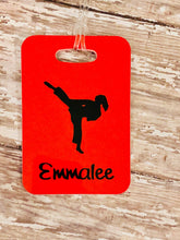 Load image into Gallery viewer, Personalized Karate Bag Tag