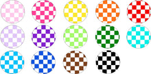 Load image into Gallery viewer, Double Sided Checkerboard Kids Door Sign