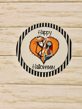 Load image into Gallery viewer, Striped Nightmare before Christmas Door/Wreath Sign