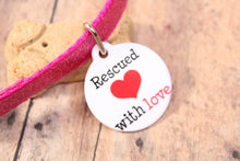 Load image into Gallery viewer, Rescued With Love Pet Tag