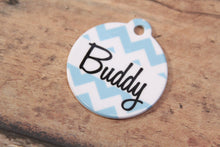 Load image into Gallery viewer, Chevron Print Pet ID