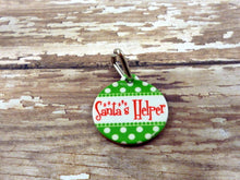 Load image into Gallery viewer, Santa's Helper Pet Id tag