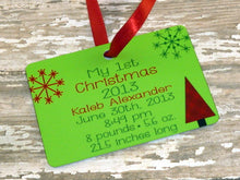 Load image into Gallery viewer, Baby Keepsake First Christmas Ornament