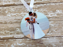 Load image into Gallery viewer, Keepsake Photo First Christmas Ornament