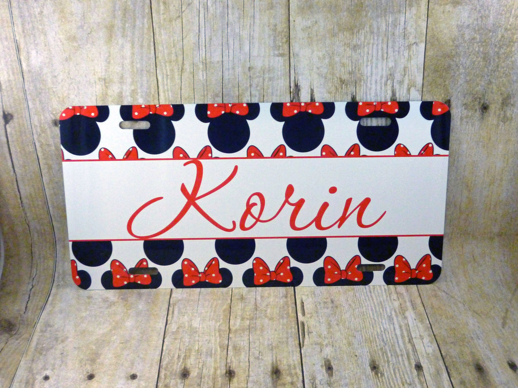 Personalized Mini License Plate