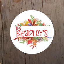Load image into Gallery viewer, Fall Floral Door/Wreath Sign
