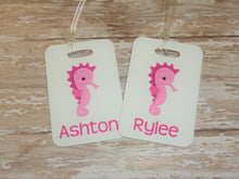 Load image into Gallery viewer, Cute Seahorse bag tag
