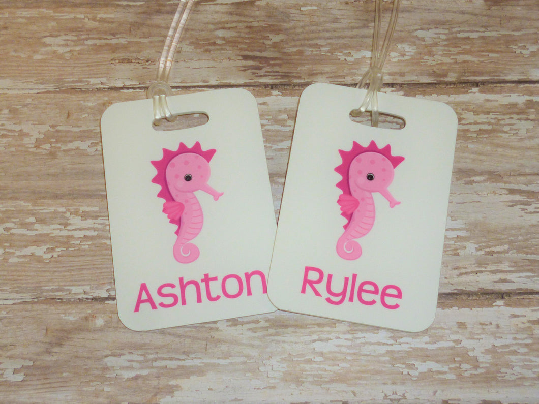 Cute Seahorse bag tag