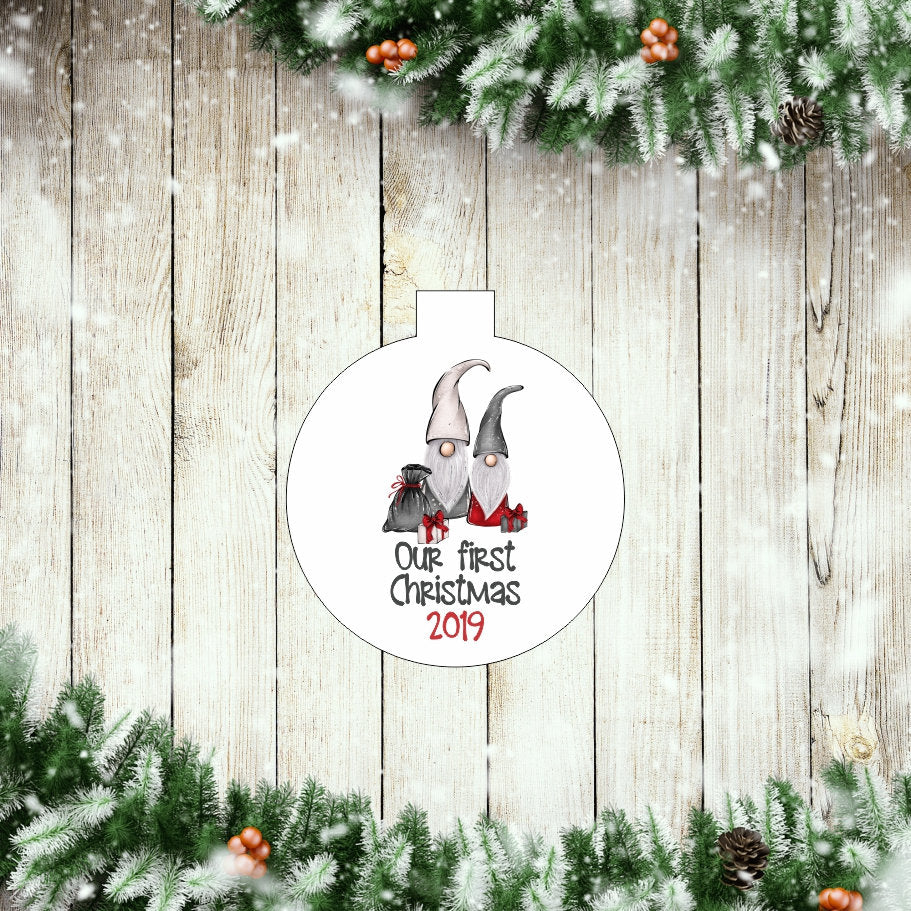 Gnome Keepsake Holiday Ornament