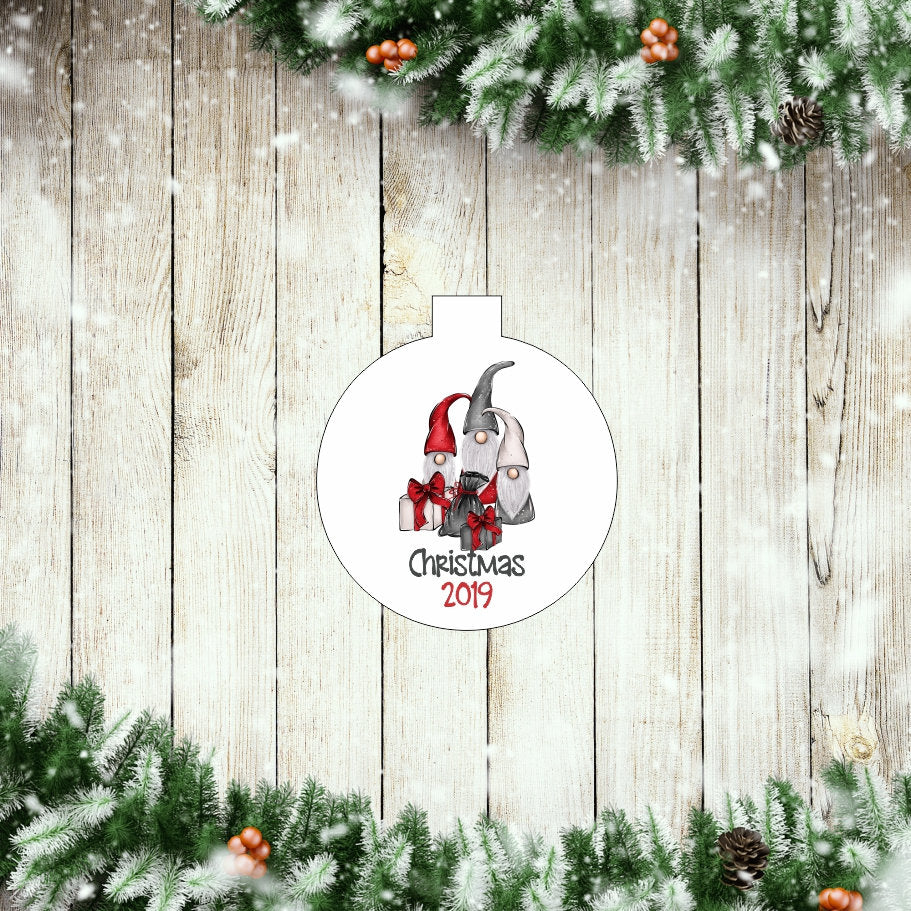Gnome Holiday Ornament