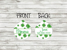 Load image into Gallery viewer, Lucky Shamrock Pet Id
