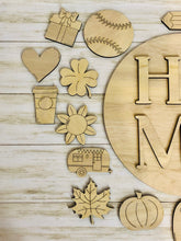 Load image into Gallery viewer, DIY Unfinished Interchangeable Home Sign Kit
