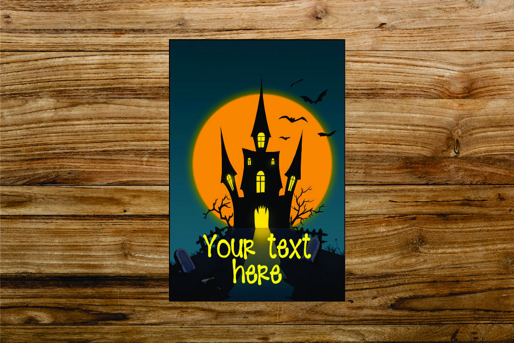 Haunted House Door/ Wreath Sign