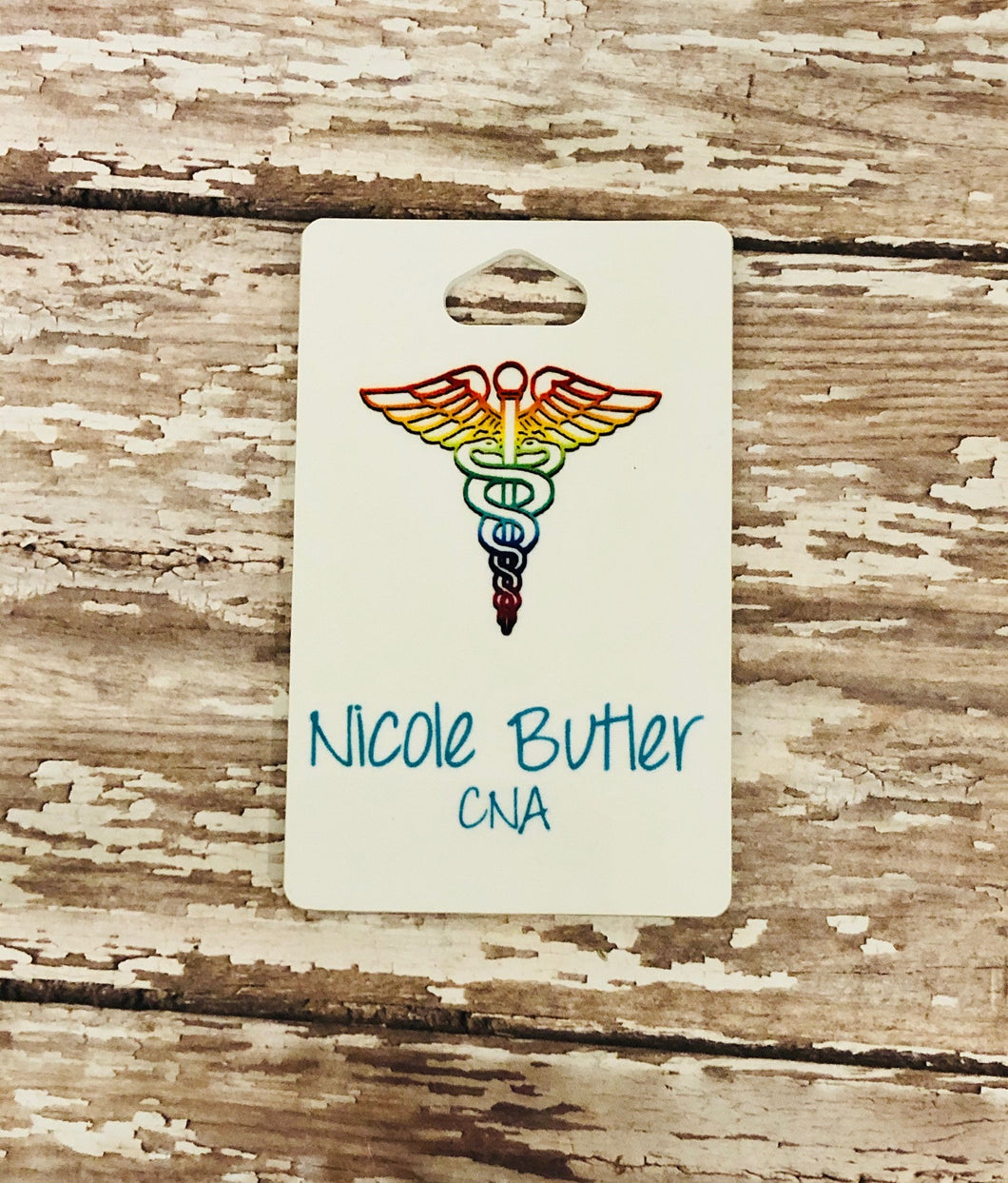 Vertical/Horizontal Lanyard Name Badge
