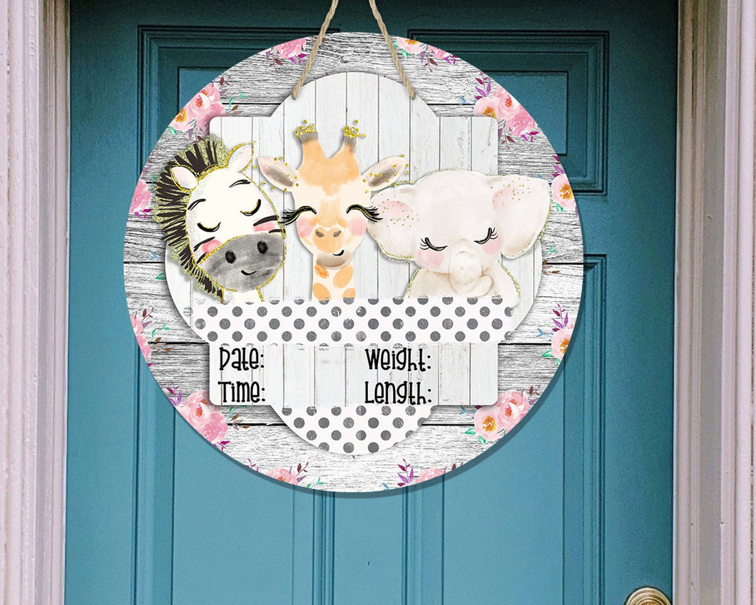 Keepsake Baby Stat Sign