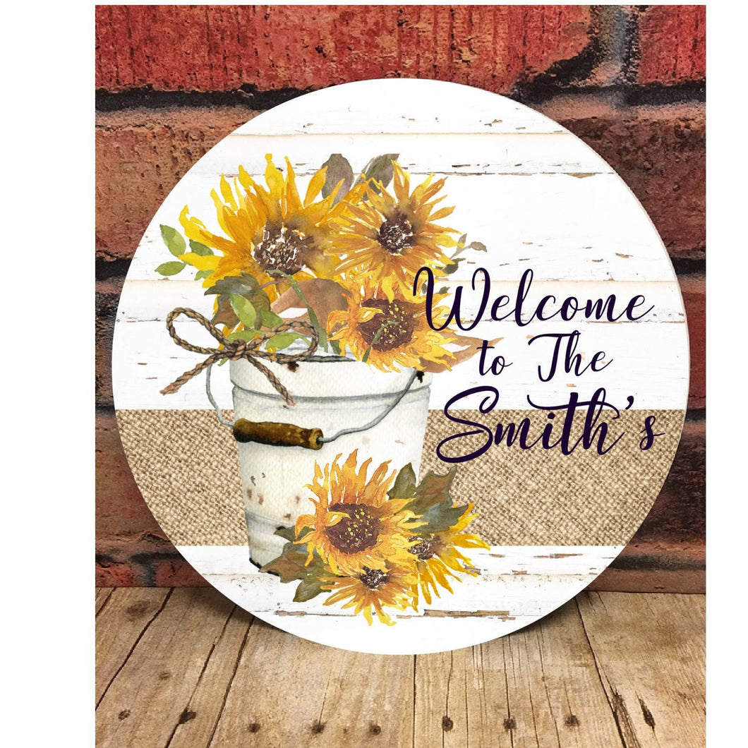 Sunflower Door/Wreath Sign