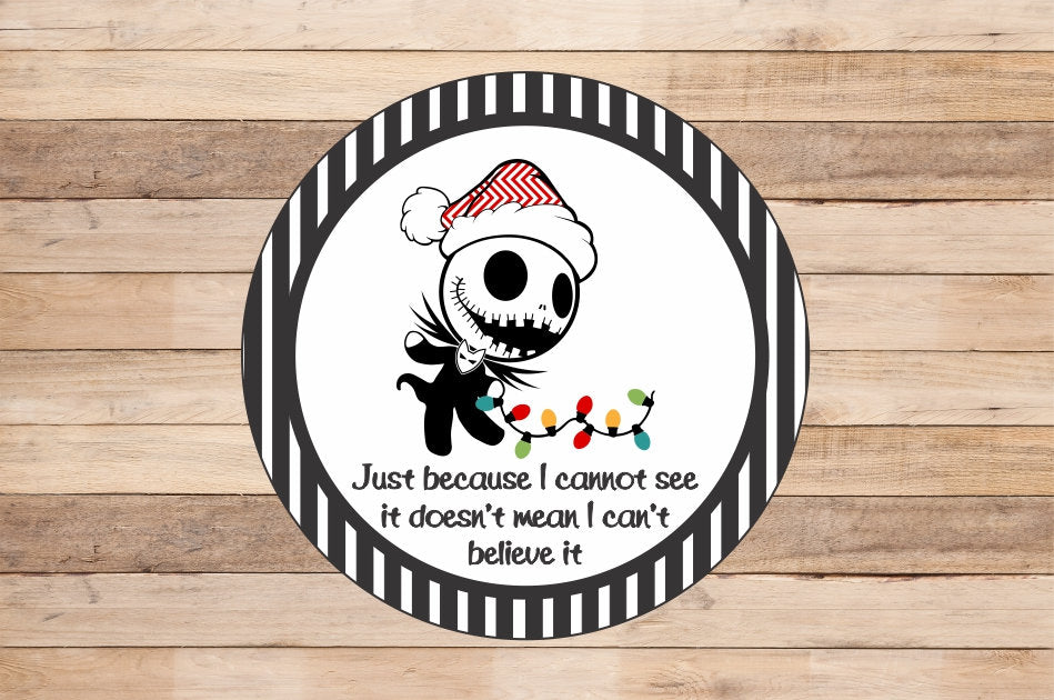 Nightmare Before Christmas Door/Wreath Sign