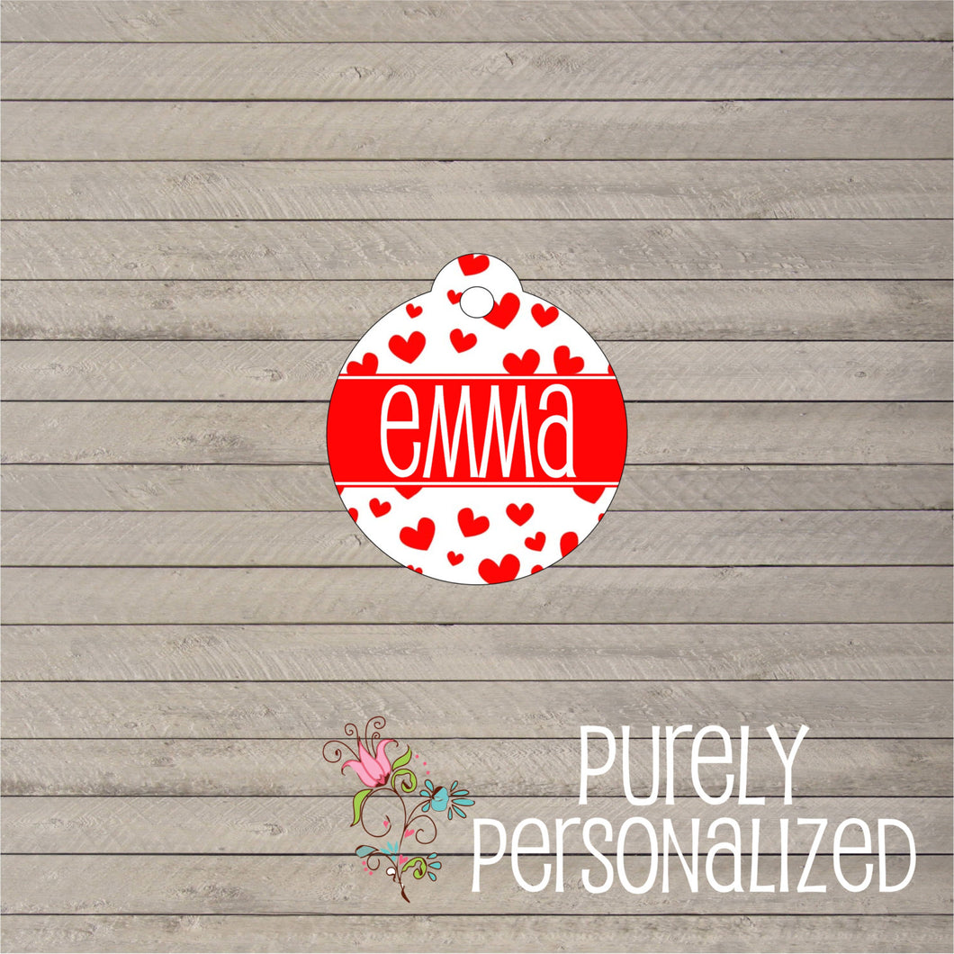 Mini Heart Pet Tag