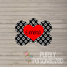 Load image into Gallery viewer, Hearts Bone Shaped Pet Tag
