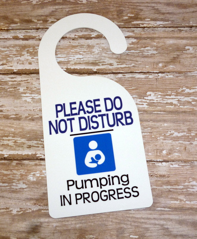 Pumping/Nursing Door Hanger